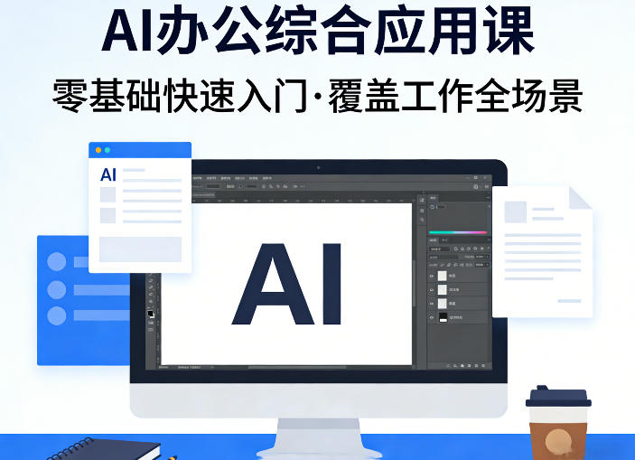AI办公综合应用课，零基础快速入门，覆盖了工作中各种应用场景-来聚吧