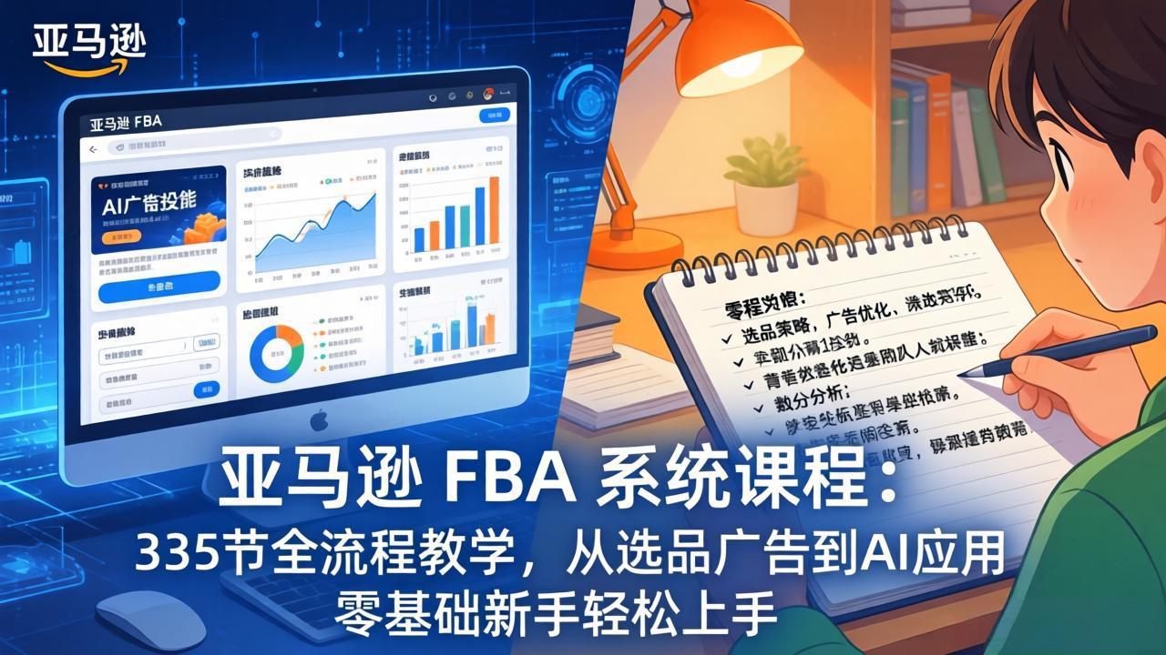 亚马逊 FBA 系统课程(更新26年3月-来聚吧