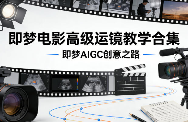即梦电影高级运镜教学合集,即梦AIGC创意之路-来聚吧