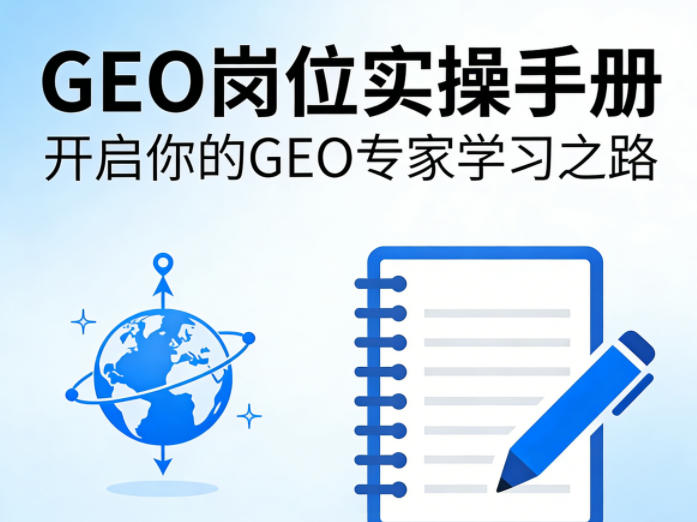 GEO岗位实操手册，开启你的GE0专家学习之路-来聚吧