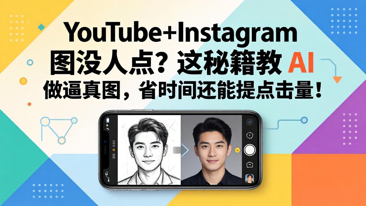 YouTube+Instagram图没人点?这秘籍教 AI 做逼真图,省时间还能提点击量-来聚吧
