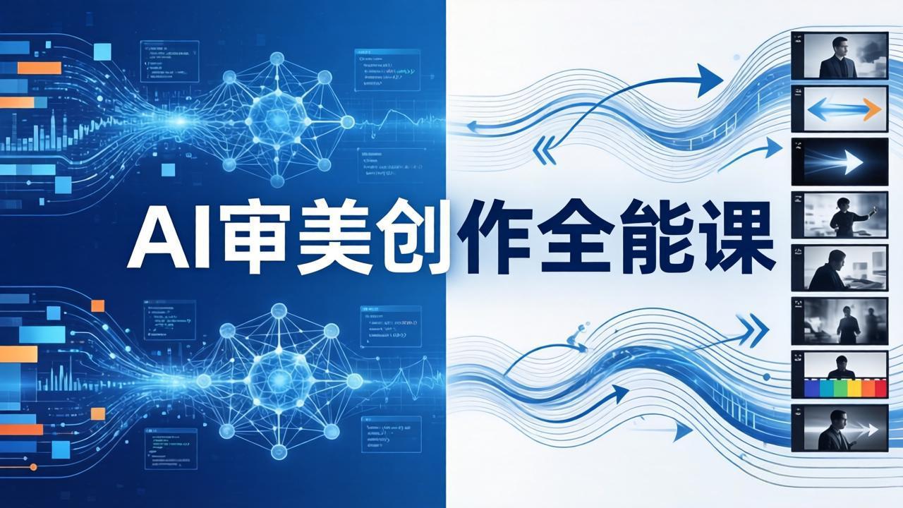 AI审美创作全能课：MJ+Seedance+模型训练+影视分镜+编剧，一站式掌握AI艺术创作-来聚吧