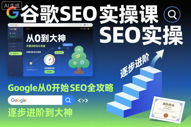 谷歌SEO实操课，Google从0开始SEO全攻略，逐步进阶到大神(更新26年)-来聚吧