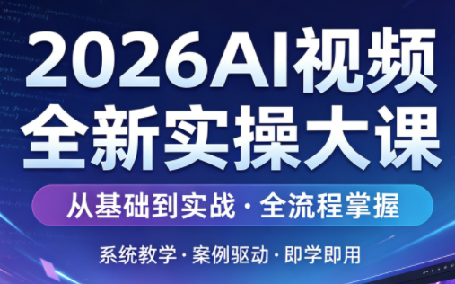 2026AI视频全新实操大课-来聚吧
