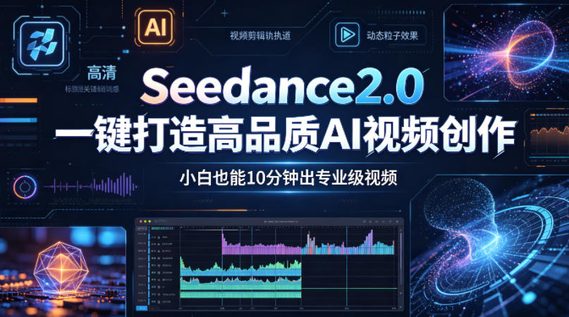 Seedance2.0一键打造高品质AI视频创作,小白也能10分钟出专业级视频-来聚吧
