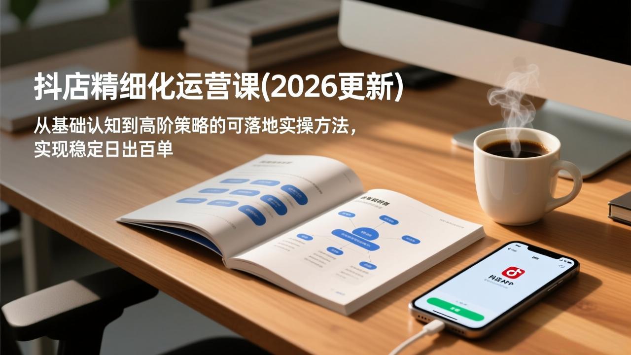抖店精细化运营课(更新5月-来聚吧