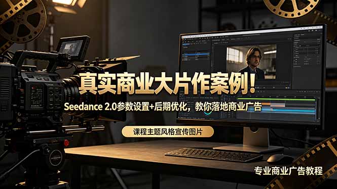 真实商业大片作案例!Seedance 2.0参数设置+后期优化,教你落地商业广告-来聚吧