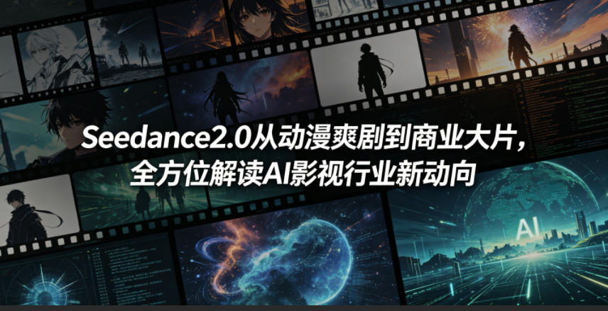 Seedance2.0从动漫爽剧到商业大片，全方位解读AI影视行业新动向-来聚吧