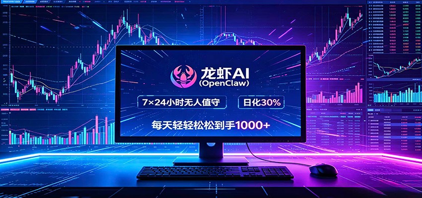 龙虾AI(OpenClaw)全自动挂机，智能操控电脑高效执行任务，每天轻松到手四位数-来聚吧