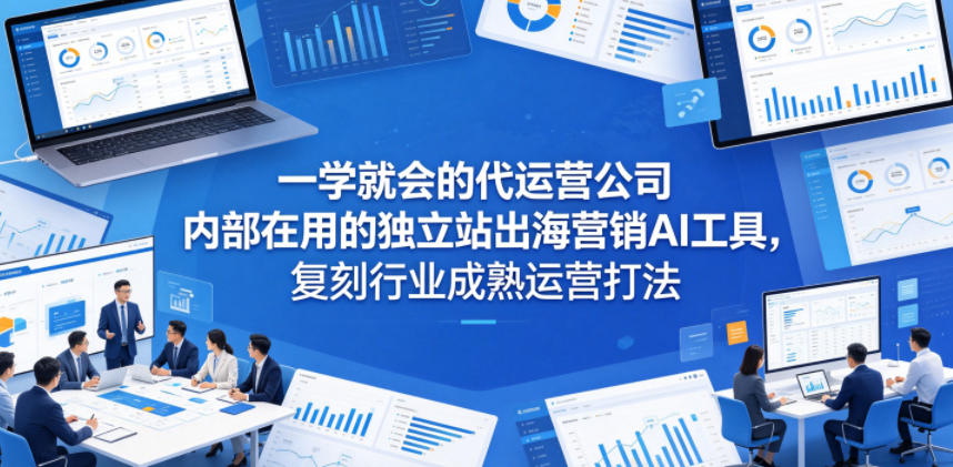 一学就会的代运营公司内部在用的独立站出海营销AI工具,复刻行业成熟运营打法-来聚吧