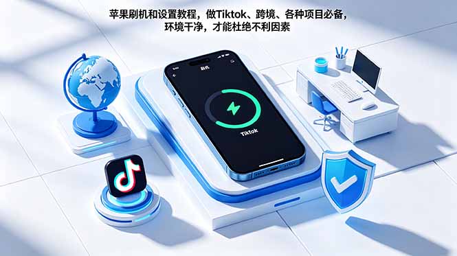苹果刷机和设置教程,做Tiktok、跨境、各种项目必备,环境干净,才能杜绝不利因素-来聚吧