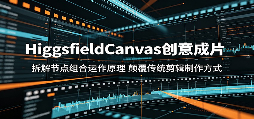 HiggsfieldCanvas创意成片：拆解节点组合运作原理，颠覆传统剪辑制作方式-来聚吧