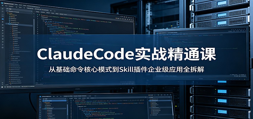 ClaudeCode实战精通课:从基础命令核心模式到Skill插件企业级应用全拆解-来聚吧