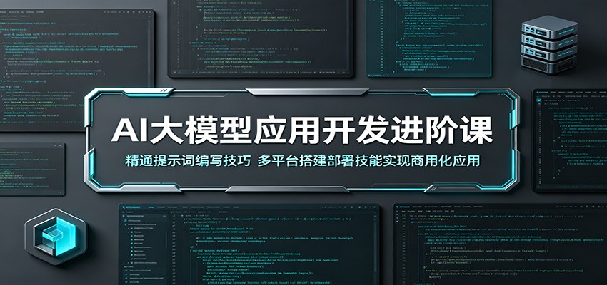 AI大模型应用开发进阶课：精通提示词编写技巧，多平台搭建部署技能实现商用化应用-来聚吧