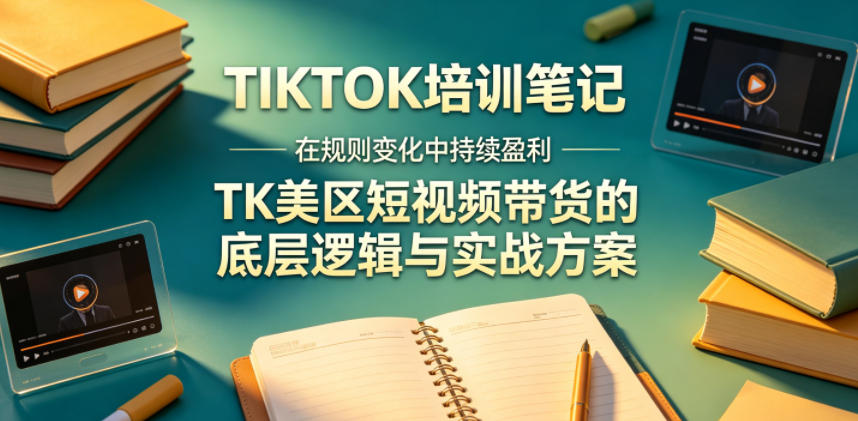 视界跨境TIKTOK4月17培训笔记，在规则变化中持续盈利，TK美区短视频带货的底层逻辑与实战方案【文档】-来聚吧
