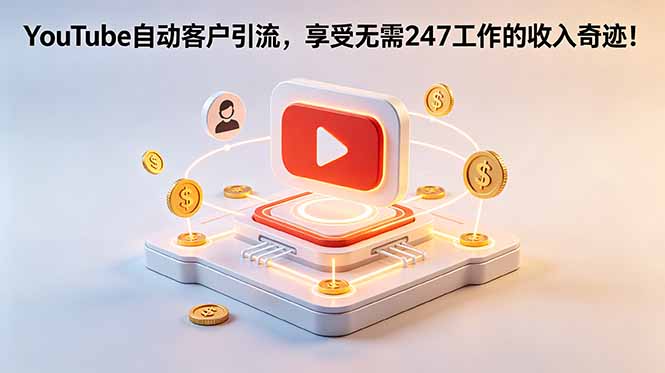 YouTube 自动客户引流,享受无需 247 工作的收入奇迹!【原创双语字幕】-来聚吧