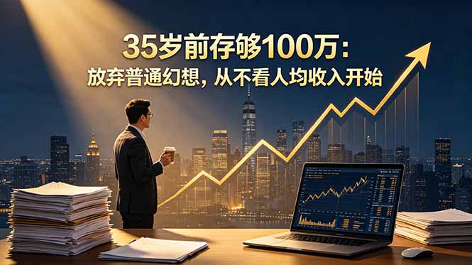 35岁前存够100万:放弃普通幻想,从不看人均收入开始-来聚吧