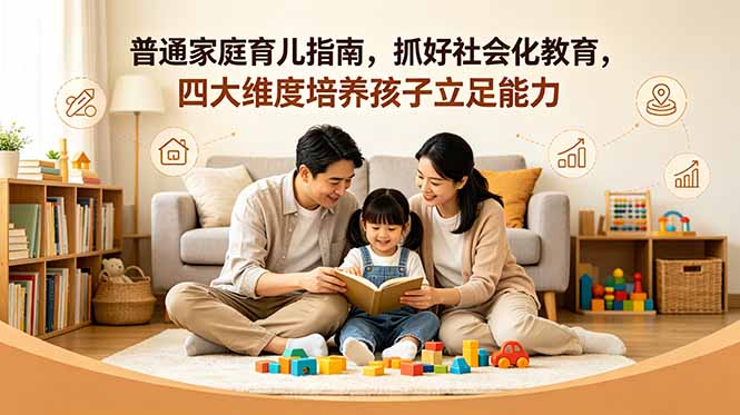 付费文章:普通家庭育儿指南,抓好社会化教育,四大维度培养孩子立足能力-来聚吧