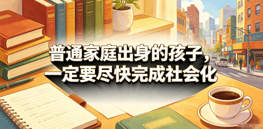 付费文章：普通家庭出身的孩子，一定要尽快完成社会化-来聚吧