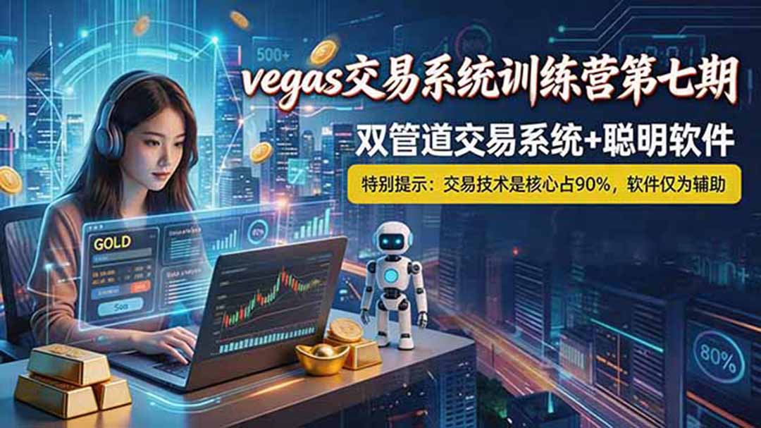 【海外美金AI搬砖】Vegas交易技术+聪明软件, 黄金期货日赚50-1000U, 长期稳定,小白轻松上手-来聚吧