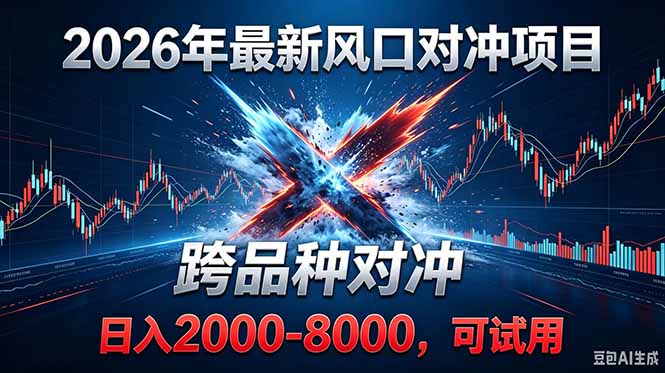 2026创业新风口!最新对冲!跨品种对冲!日收益2000-6000+-来聚吧