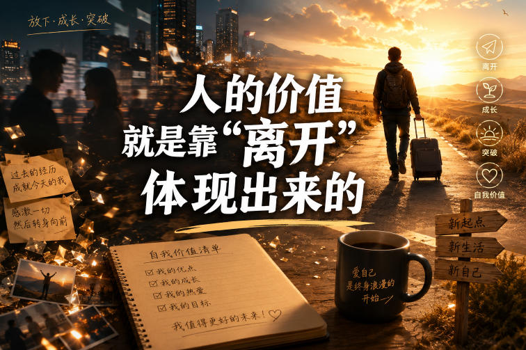 付费文章：人的价值就是靠“离开”体现出来的-来聚吧
