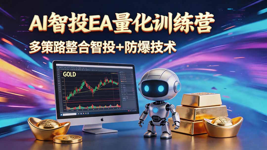AI智投EA量化运营技术,自动化黄金操盘技术,小白也可以轻松上手日入1000+-来聚吧