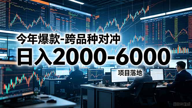 今年爆款-跨品种对冲日入2000-6000，项目落地！-来聚吧