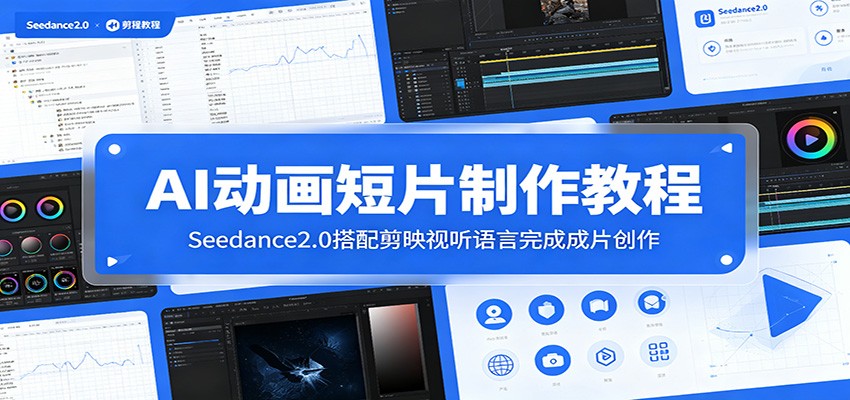 AI动画短片制作教程:Seedance2.0搭配剪映视听语言完成成片创作-来聚吧