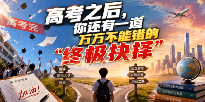付费文章:高考之后,你还有一道万万不能错的“终极抉择”-来聚吧