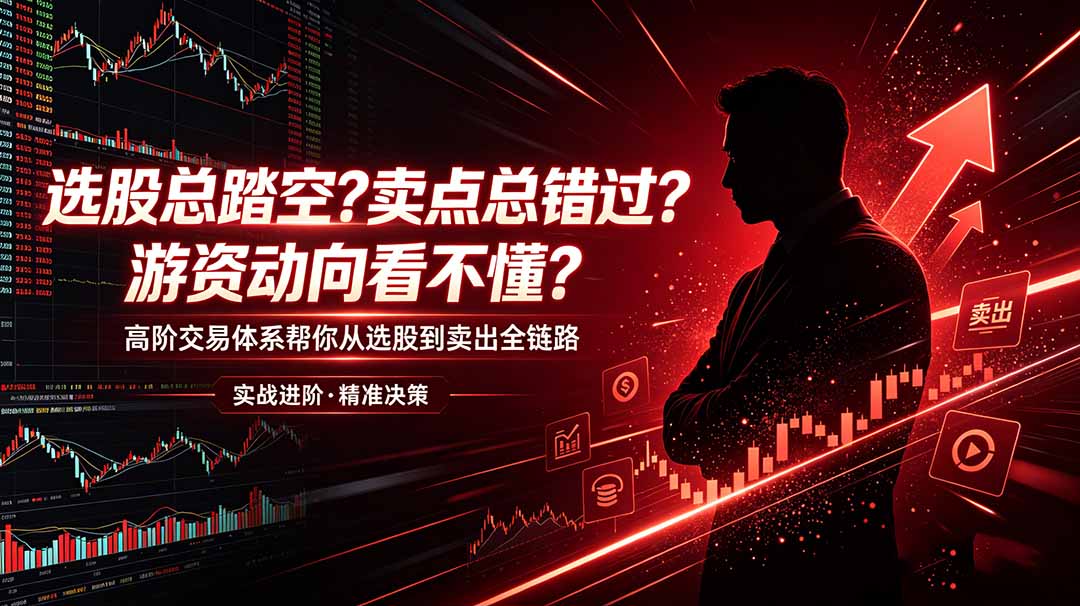 选股总踏空？卖点总错过？游资动向看不懂？高阶交易体系帮你从选股到卖出全链路(更新6月-来聚吧