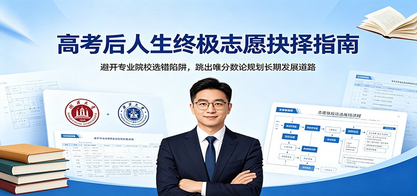 高考后人生终极志愿抉择指南：避开专业院校选错陷阱，跳出唯分数论规划长期发展道路-来聚吧