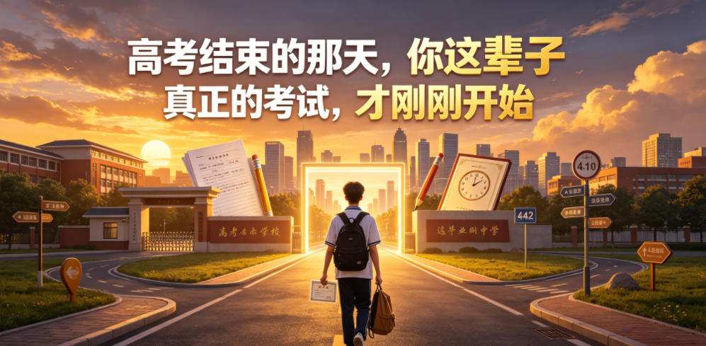 付费文章:高考结束的那天,你这辈子真正的考试,才刚刚开始-来聚吧
