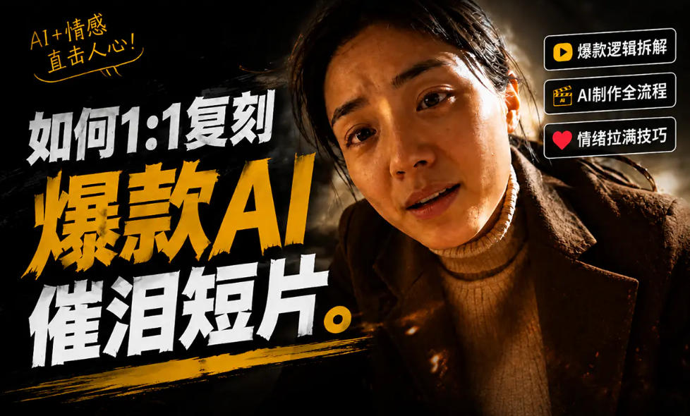 豆包+Gemini生成真人AI短剧-拆解复刻百万爆款第一人称短片,一站式讲透爆款复刻全流程-来聚吧