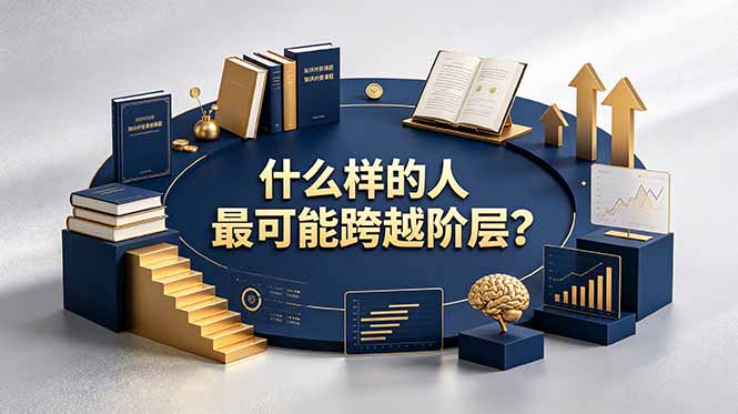 付费文章:什么样的人最可能跨越阶层?具备这五种特质,普通人也能顺利跨越阶层-来聚吧