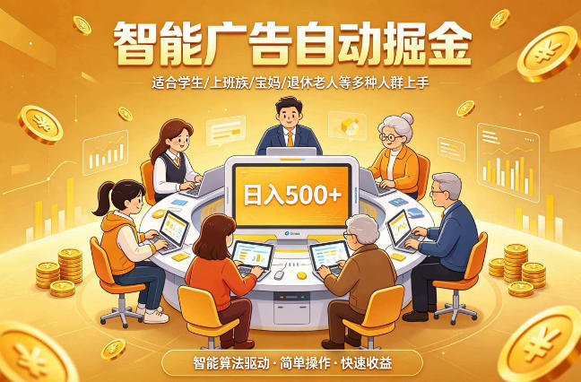 2026年最好做的项目：自动掘金项目，小白轻易上手，单日轻松收入500+【揭秘】-来聚吧