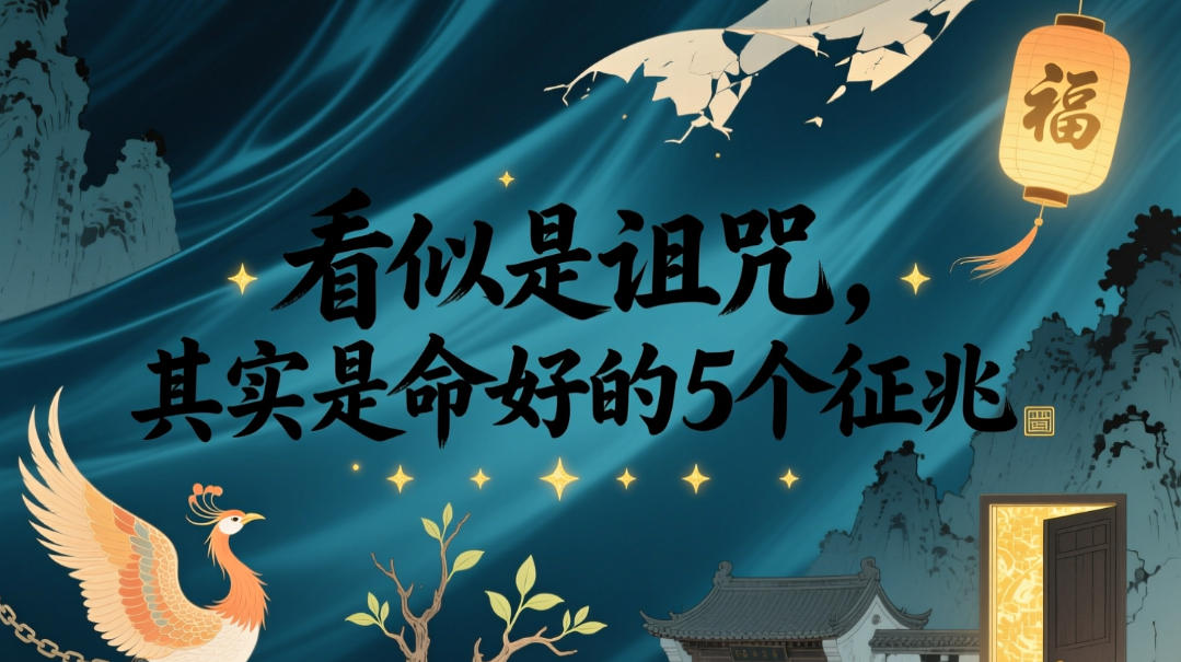 付费文章：看似是诅咒，其实是命好的5个征兆-来聚吧
