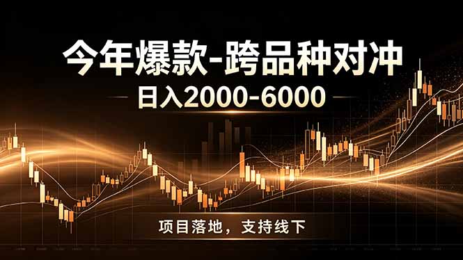 全新跨品种对冲模式上线！日稳定盈利 2000-6000，合规长久可批量放大-来聚吧
