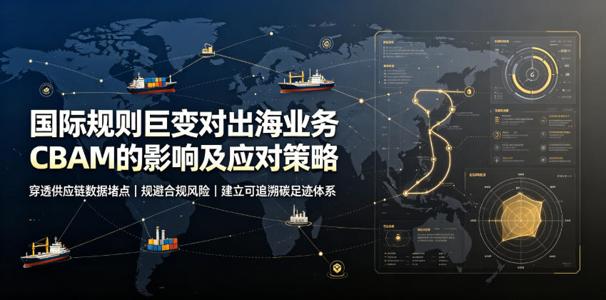 国际规则巨变对出海业务CBAM的影响及应对策略,帮助企业穿透供应链数据堵点,规避合规风险-来聚吧