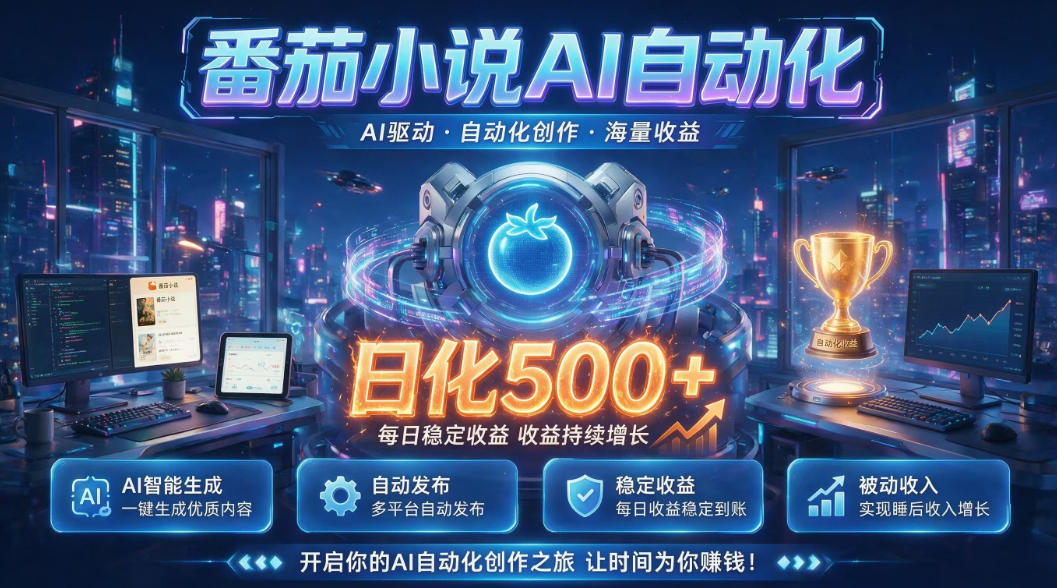 小白可做番茄AI，居家轻创业，每日稳赚500➕，普通人低门槛轻松线上增收【揭秘】-来聚吧