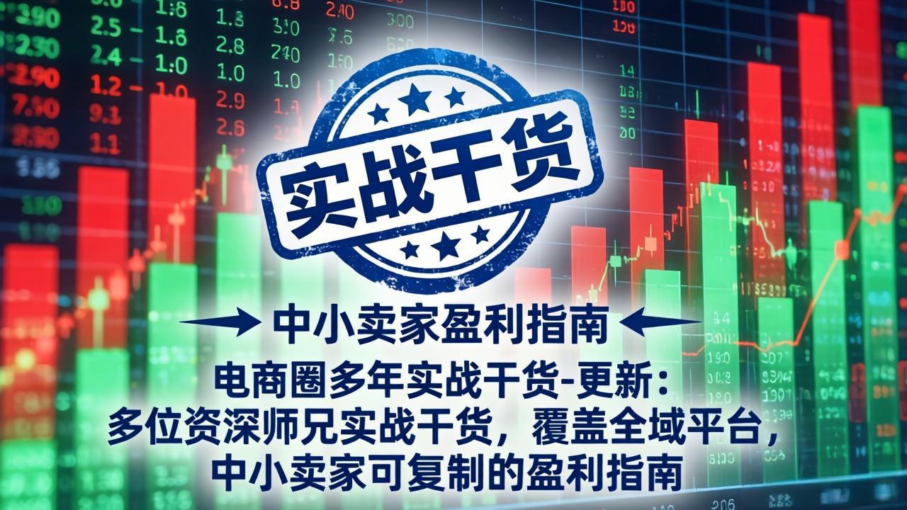 电商圈多年实战干货-更新2026:多位资深师兄实战干货/覆盖全域平台,中小卖家可复制的盈利指南-来聚吧