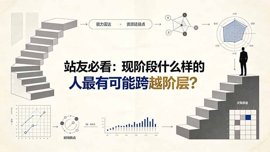 付费文章:站友必看:现阶段什么样的人最有可能跨越阶层?-来聚吧