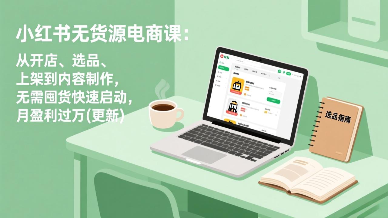 小红书无货源电商课(7月更新-来聚吧