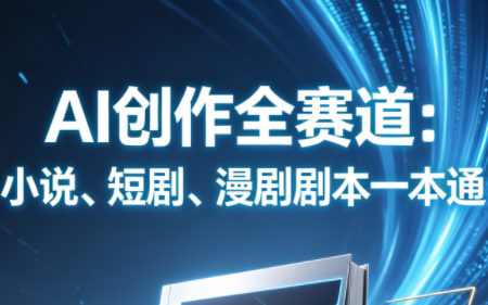 AI创作全赛道:小说、短剧、漫剧剧本一本通(更新7月)-来聚吧