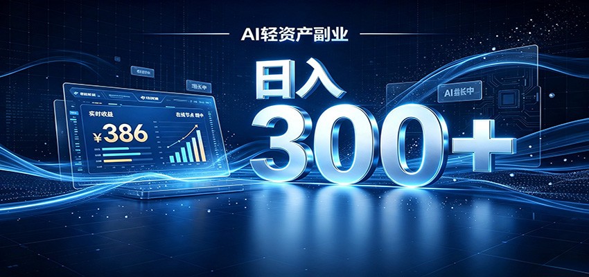 2026 AI轻资产风口,Token中转站小白可入局,日入300+-来聚吧