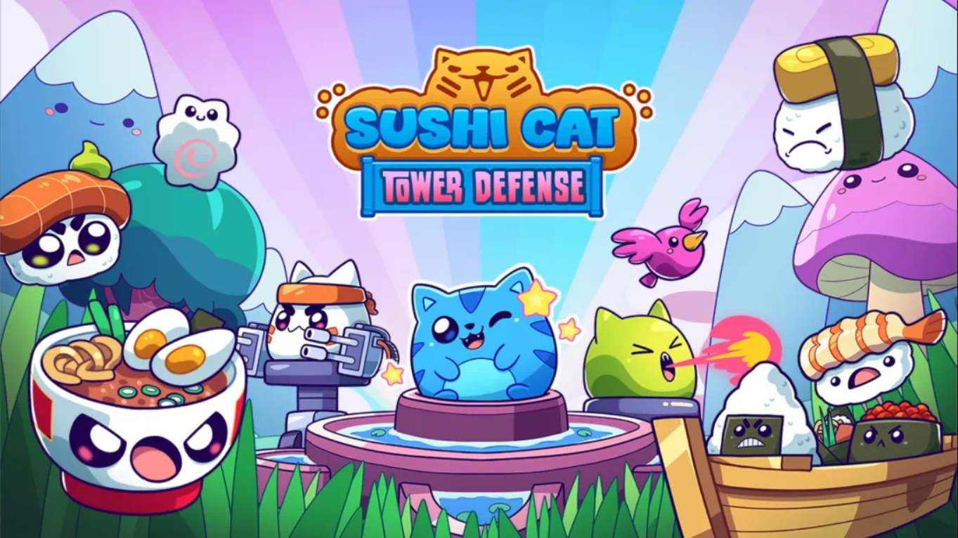 【美版】寿司猫塔防 .Sushi Cat Tower Defense 中文-来聚吧