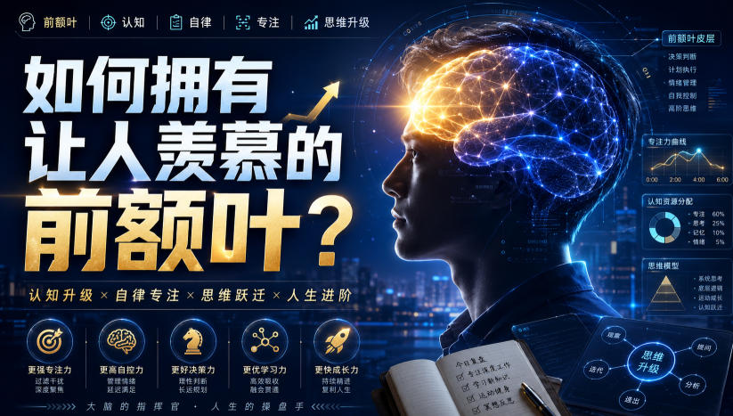 付费文：如何拥有让人羡慕的前额叶？-来聚吧