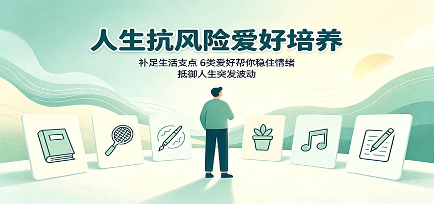 人生抗风险爱好培养:补足生活支点,6类爱好帮你稳住情绪,抵御人生突发波动-来聚吧