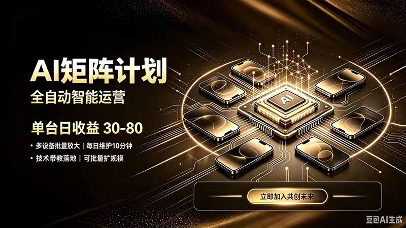 AI智能对话,矩阵规模化创业,全程技术扶持,长久稳定,日入800+-来聚吧