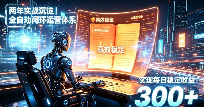 两年实战沉淀|全自动闭环运营体系,实现每日稳定收益300+【揭秘】-来聚吧